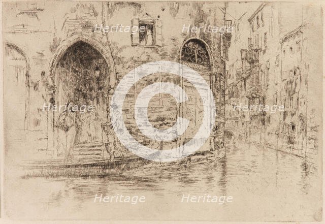 The Two Doorways, 1879-1880. Creator: James Abbott McNeill Whistler.