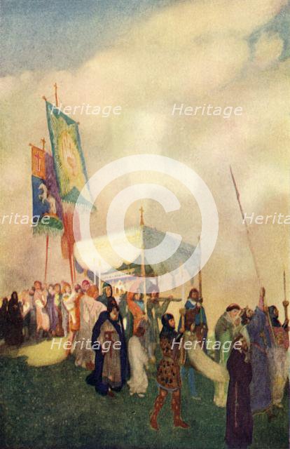 'A Pageant', 1919. Creator: William Andrew Pogany.