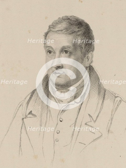 Portrait of the composer William Crotch (1775-1847), 1820.