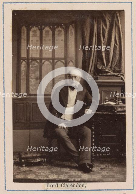 George Villiers, 4th Earl of Clarendon, about 1860. Creator: Camille Silvy.