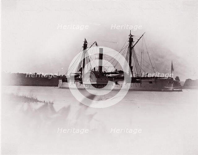 U.S. Gunboat "Mendota", James River, 1861-65. Creator: Unknown.