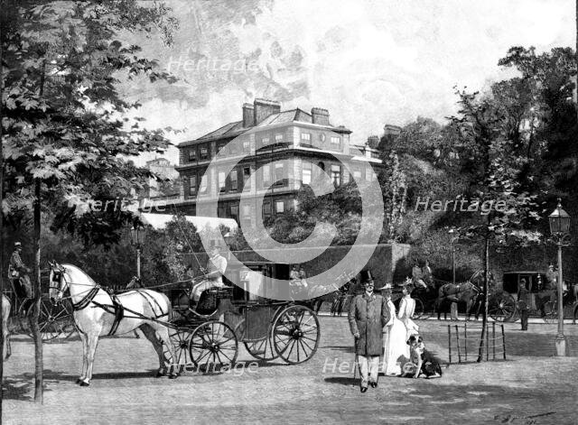 The London Season: Marlborough House, 1895. Creator: P Naumann.