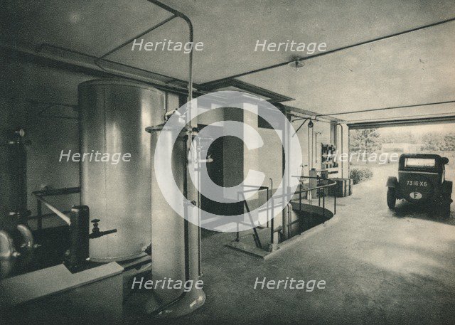 'Garage of a Private House at Garches, near Paris. Architects, Le Corbusier and Pierre Jeanneret', 1 Artist: Unknown.