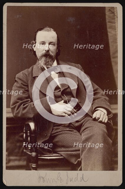 Portrait of John Gough Judd (1824-1895), Between 1876 and 1880. Creator: Samuel Montague Fassett.