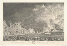 The Fireworks, January 21, 1782. Creator: Jean-Michel Moreau.