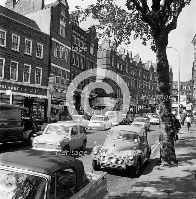 Hampstead High Street, Hampstead, London, 1967-1975. Artist: John Gay