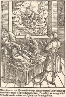 Ainer frawen von Stainerkirchen ..., c. 1503. Creator: Master of the Legend Scenes.