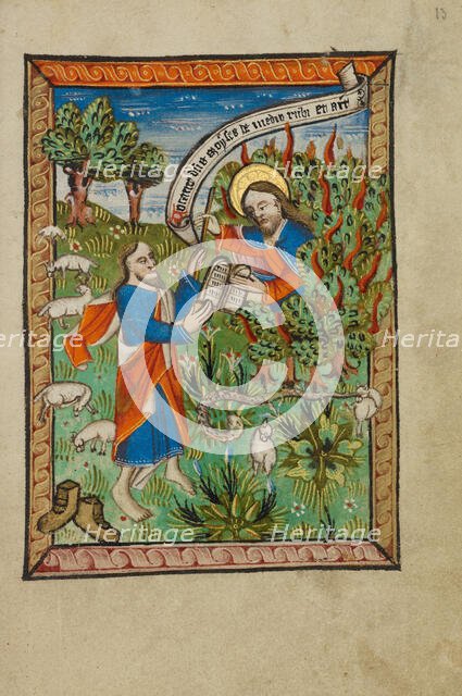 The Burning Bush, about 1480-1490. Creator: Unknown.
