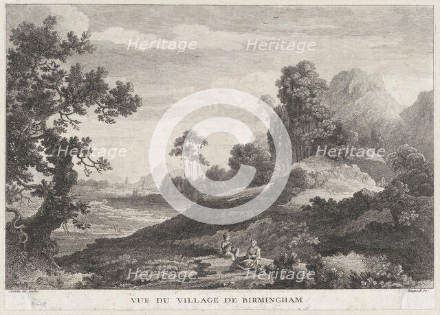 View of the Village of Birmingham, ca. 1755., ca. 1755. Creator: Peter Paul Benazech.