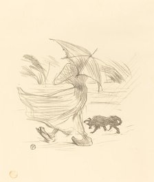 Ce que dit la pluie, 1895. Creator: Henri de Toulouse-Lautrec.