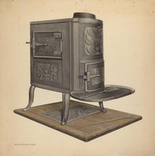 Zoar Stove, c. 1938. Creator: Fritz Boehmer.