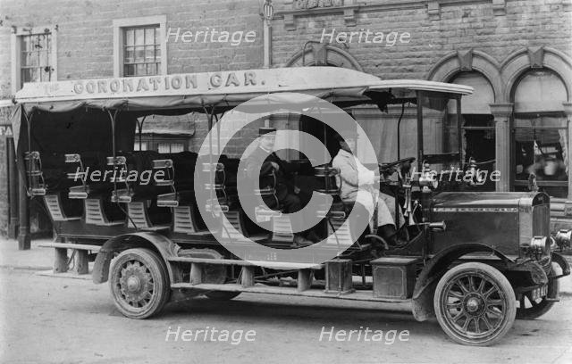 1911 Commer charabanc toastrack. Creator: Unknown.