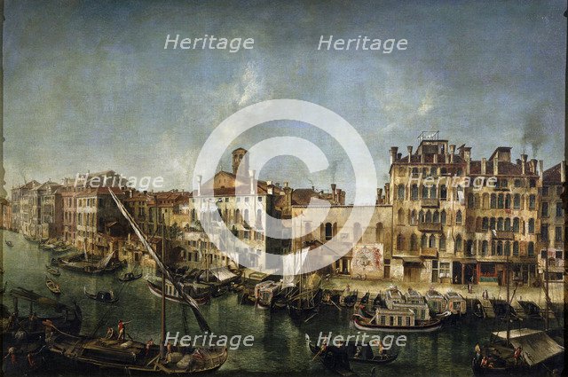 'View of the Canal Grande from the Fondamenta Del Vin', 1736-1737.  Artist: Michele Marieschi
