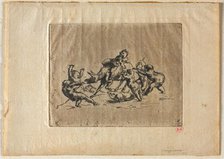 Bacchanal with Children and Donkey. Creator: Jean-Baptiste Carpeaux (French, 1827-1875).