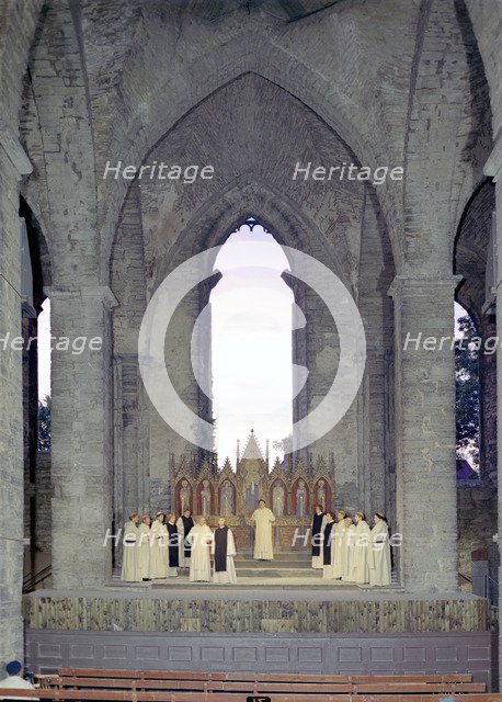 Performance of the opera Peter of Dacia, Visby, Sweden, 1970s. Artist: Göran Algård