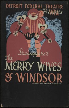 The Merry Wives of Windsor, Detroit, 1939. Creator: Unknown.