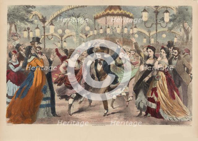 Le bal Mabile, c.1855. Creator: Provost, A. (active 1834-1855).
