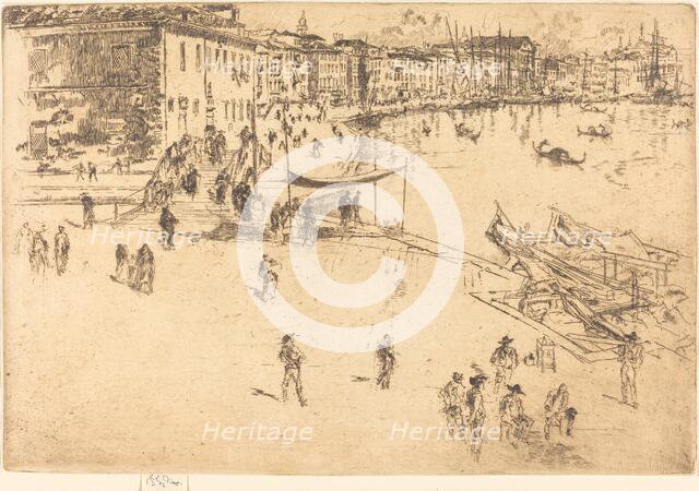 The Riva, No.II, 1880. Creator: James Abbott McNeill Whistler.