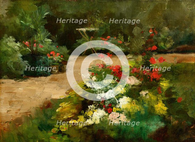 Jardin, . Creator: Caillebotte; Gustave (1848-1894).