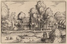A Pond, published 1612. Creator: Claes Jansz Visscher.