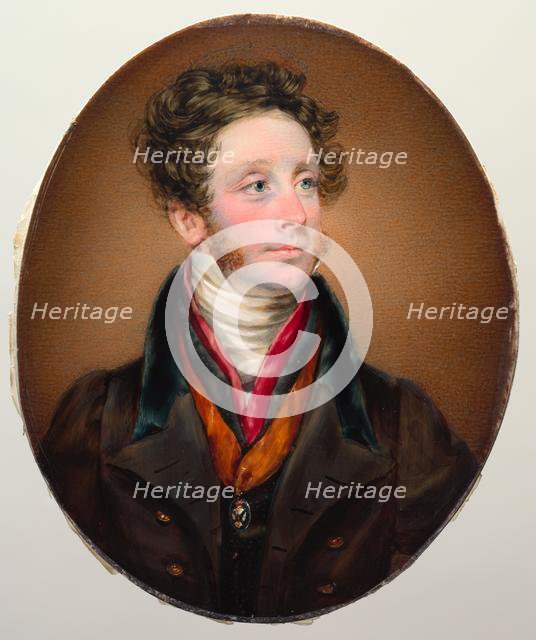 Portrait of John Francis Miller Erskine, Earl of Mar and Earl of Kellie, 1825. Creator: Kenneth Macleay (Scottish, 1802-1878).