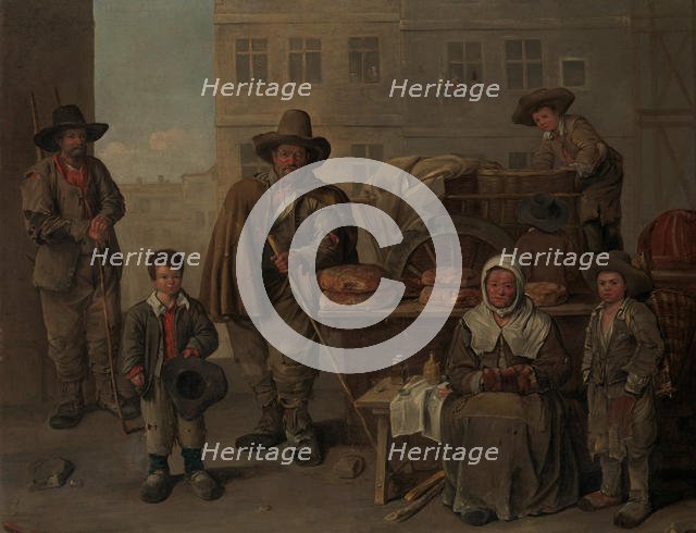 The Baker's Cart, 1656. Creator: Jean Michelin.