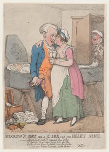 Sorrow's Dry or a Cure for the Heart Ache, 1811., 1811. Creator: Thomas Rowlandson.
