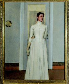 Portrait of Marguerite Khnopff, 1887.
