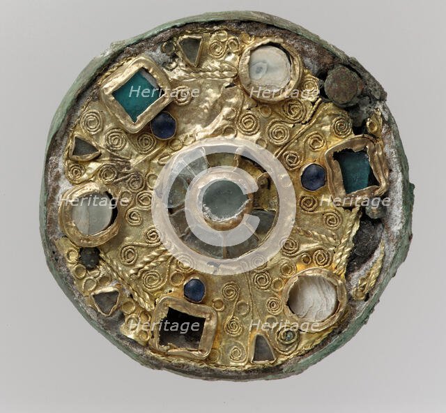 Disk Brooch, Frankish, 7th century (?). Creator: Unknown.