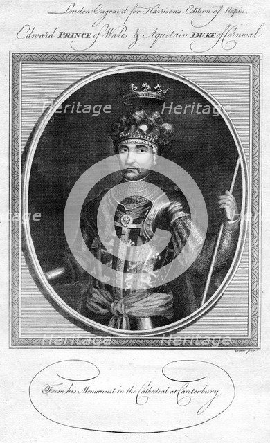Edward, the Black Prince, (1786).Artist: Goldar