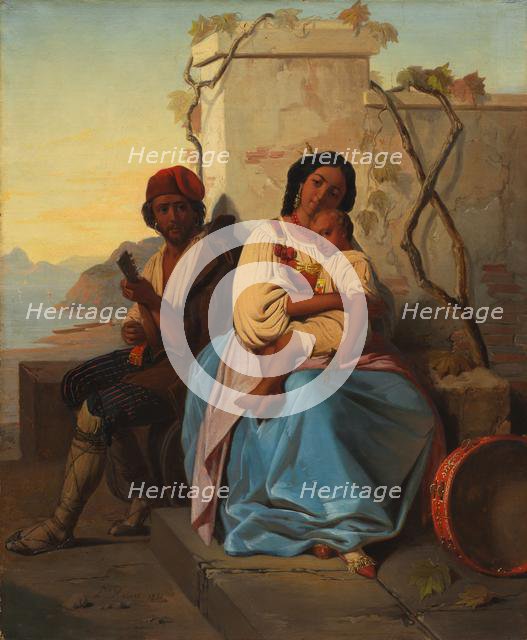 Italian Scene, not dated. Creator: Léopold Robert (Swiss, 1794-1835), imitator of.