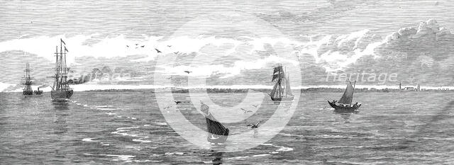 Saugor Lighthouse, off the mouth of the Hooghly, 1876. Creator: Unknown.