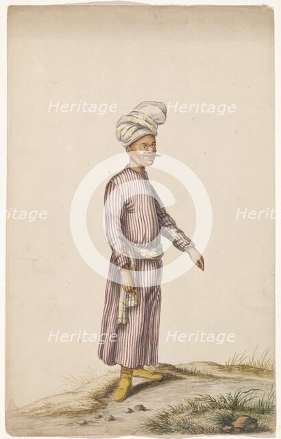 Man in a turban, c.1675-c.1725.  Creator: Anon.