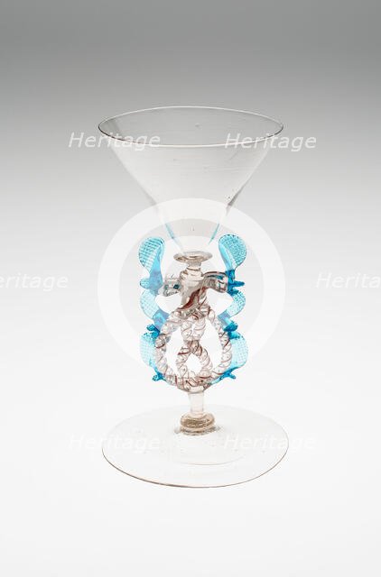 Winged Glass (Flügelglas), Germany, Late 17th century. Creator: Unknown.