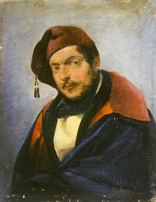 Portrait of the composer Gaetano Donizetti (1797-1848), c1850. Creator: Altamura, Francesco Saverio (1826-1897).