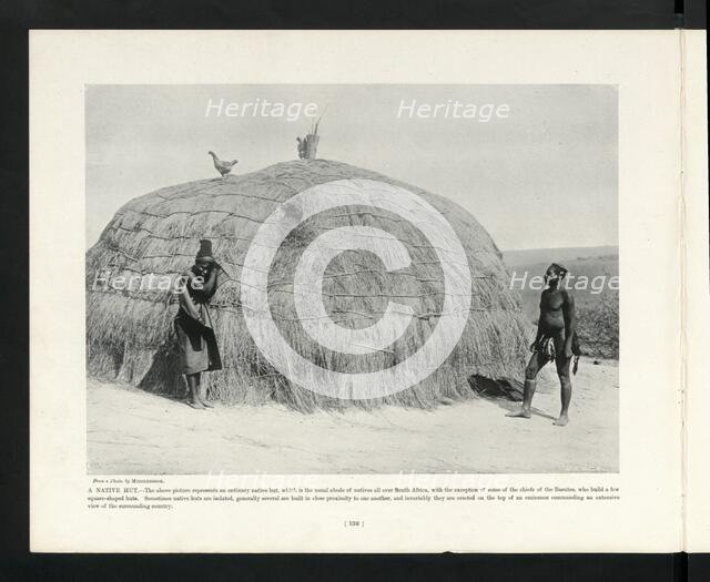A Native Hut, South Africa, c1899.  Creator: John Middlebrook.