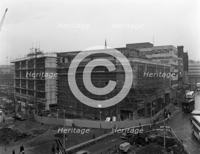 Walsh's department store in Sheffield prior to its redevelopment, South Yorkshire, 1967. Artist: Michael Walters