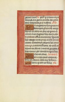 Decorated Text Page; Spinola Hours, about 1510-1520. Creator: Unknown.