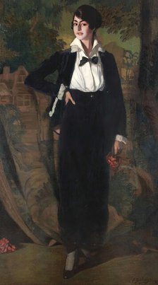 Mademoiselle Souty, 1915. Creator: Zuloaga y Zabaleto, Ignacio (1870-1945).