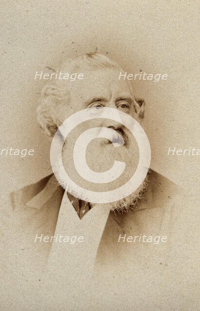 John Frederick Lewis, c1870. Creator: Elliott & Fry.