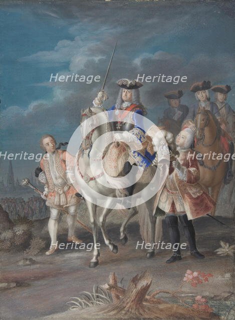 Portrait of the Consort of the Russian Empress, 18th century. Creator: Anon.