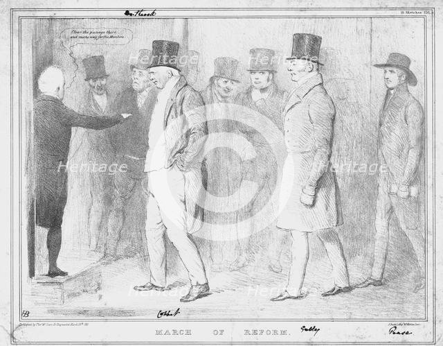 'March of Reform', 1833. Creator: John Doyle.