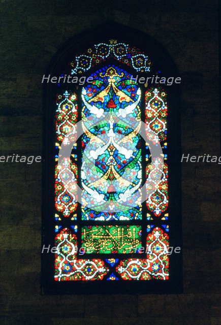 Stained Glass Window, Suleymaniye Mosque, 1557. Artist: Unknown