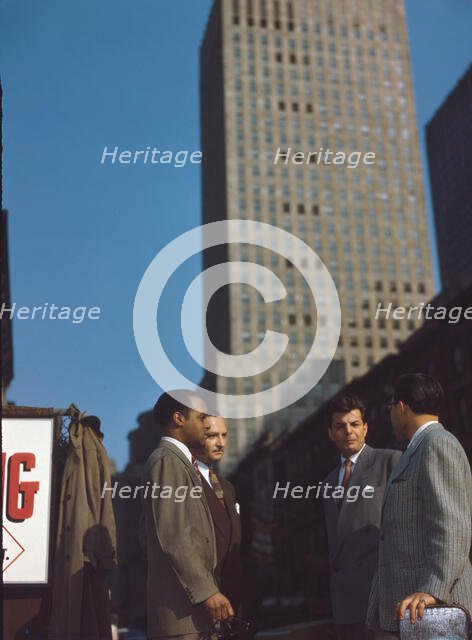 Portrait of Joe Marsala, 52nd Street, New York, N.Y., ca. 1948. Creator: William Paul Gottlieb.