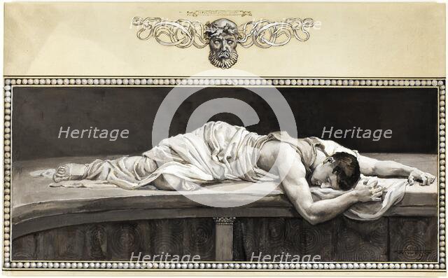 And in its Marriage Robe the Heavy Body Wound, 1885. Creator: Will H. Low.