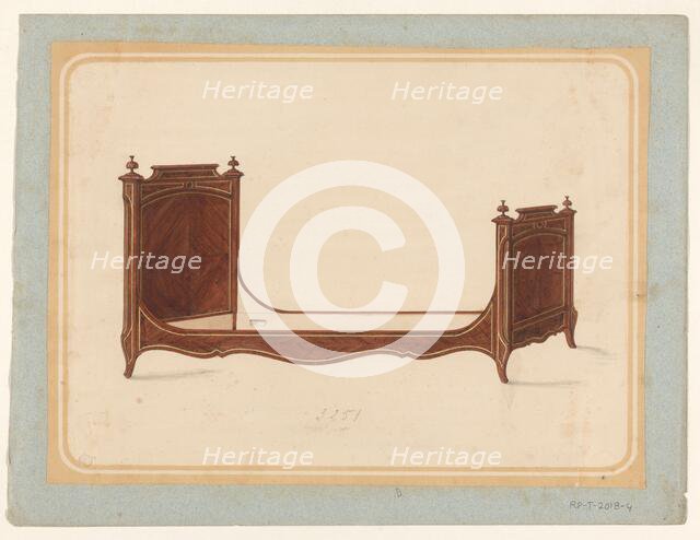 Bed, c.1835-c.1935. Creator: Anon.