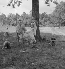 Father crippled with rheumatism, Orange County, North Carolina, 1939. Creator: Dorothea Lange.