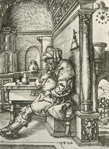 'Jacob Meditating on Joseph's Dreams', 1532, (1908). Creator: Heinrich Aldegrever.