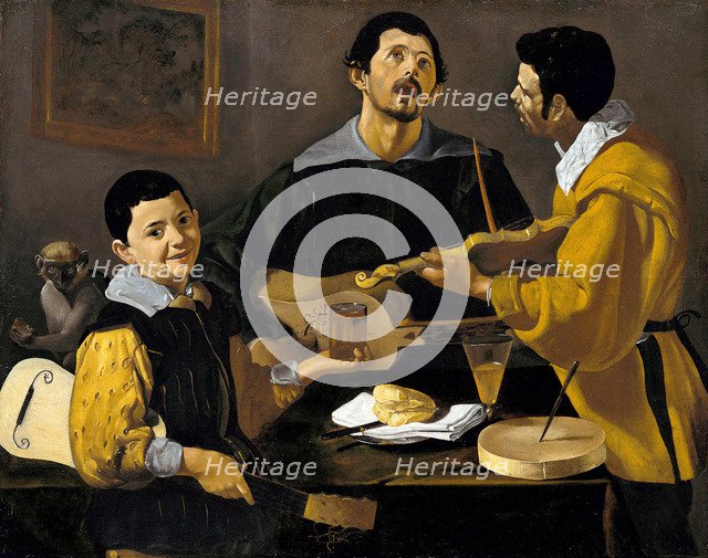The Three Musicians, ca 1616. Artist: Velàzquez, Diego (1599-1660)
