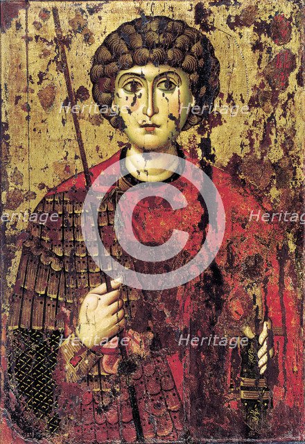 Saint George, 12th century. Artist: Russian icon  